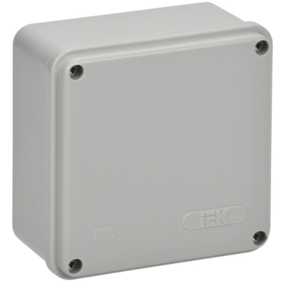 Коробка расп. КМ41260 о/п 100х100х50мм IP55 серая UKO11-100-110-050-K41-55S