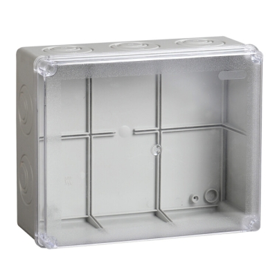 Коробка расп. КМ41275 о/п 240х195х90мм прозр. кр. IP44 UKO10-240-195-090-K51-44