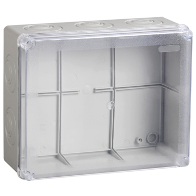 Коробка расп. КМ41276 о/п 240х195х90мм прозр. кр. IP55 UKO10-240-195-090-K51-55