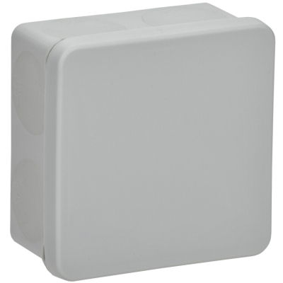 Коробка расп. КМ42455 о/п 100х100х50мм IP67 8 вв. серая UKO21-100-100-050-K41-66