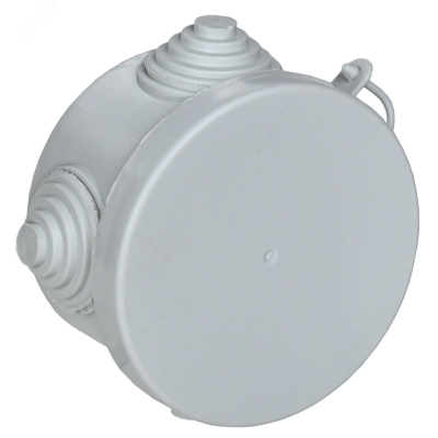 Коробка расп. КМ для о/п D=65х40мм IP54 4 вв (7035) UKO21-065-040-000-K03-54