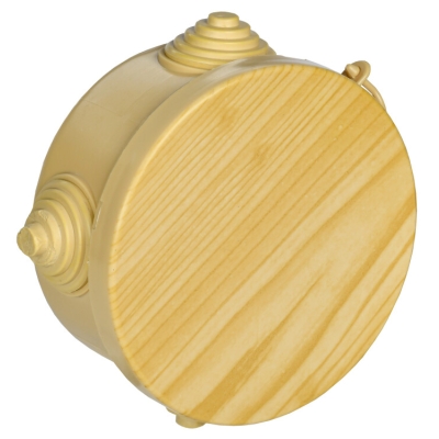 Коробка расп. КМ для о/п D=85х40мм IP54 4 вв. сосна UKO21-085-040-000-K34-54