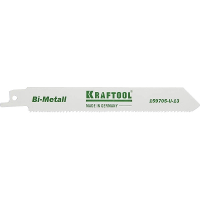 KRAFTOOL S922VF, по дереву и металлу, Bi-Met, шаг 1.8-2.5 мм, 130 мм, полотно для сабельной пилы (159705-U-13)