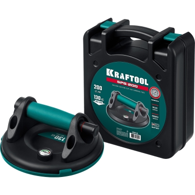 KRAFTOOL SPG-200 130 кг, 200 мм, манометр, вакуумная присоска с манометром (33256-20)