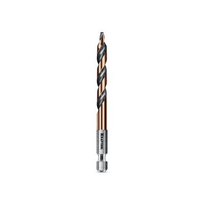 KRAFTOOL STEP POINT, d 6.5 х 107 мм, сверло по металлу для винтовёртов и шуруповертов IMPACT READY (29653-6.5)