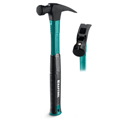 KRAFTOOL X-FORCE 560 г, столярный молоток-гвоздодёр (20265-56)