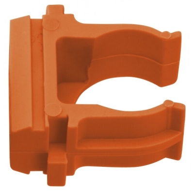 Крепеж-клипса d16 мм (10 шт) оранжевая EKF-Plast(кр.10шт)
