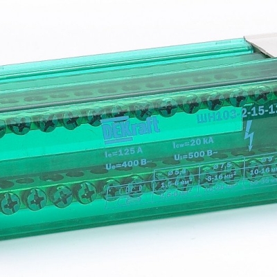 Кросс-модуль ШН-103 на DIN-рейку 2х15 групп 125А 32016DEK