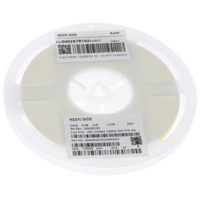 KSE-CC0402-1000pF 50V X7R 10%