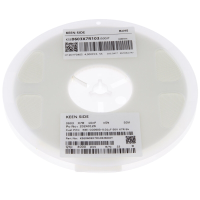KSE-CC0603-0.01uF 50V X7R 5%