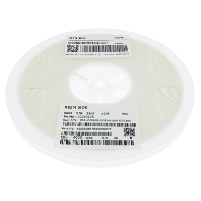 KSE-CC0603-0.033uF 50V X7R 10%