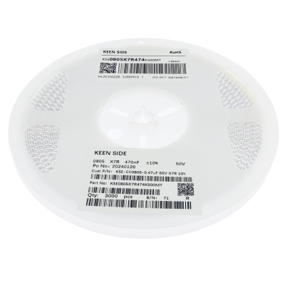 KSE-CC0805-0.47uF 50V X7R 10%