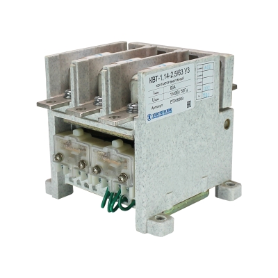 КВТ-1,14-2,5/ 63-3 У3, 3п, 220В AC/DC, 2з+1р, нереверсивный, без реле, IP00 (ЭТ)