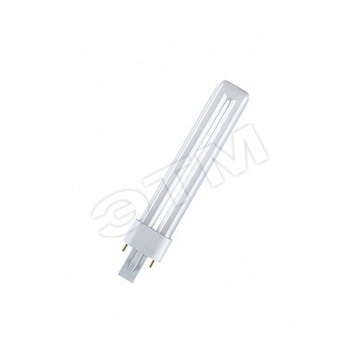Лампа люминесцентная компактная DULUX S 9Вт/830 G23 OSRAM 4099854123528