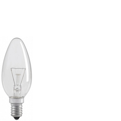 Лампа накаливания C35 свеча прозр. 60Вт E14 IEK (кр.10шт)