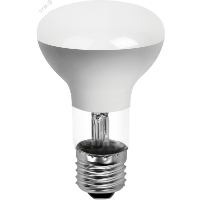 Лампа накаливания зеркальная ЗК 60вт R63 230в Е27 матовая 16967