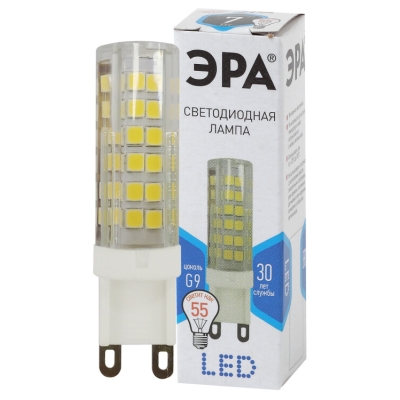 Лампа светодиодная JCD-7w-220V-corn ceramics-840-G9 560лм Б0027866