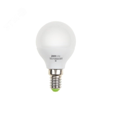 Лампа светодиодная PLED-ECO 5Вт G45 шар матовая 4000К нейтр. бел. E14 400лм 230В 50Гц 1036926A