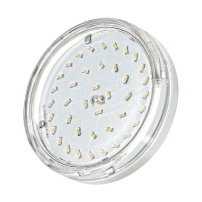 Лампа светодиодная PLED-ECO 6Вт таблетка прозрачная 3000К тепл. бел. GX53 510лм 230В 2851970