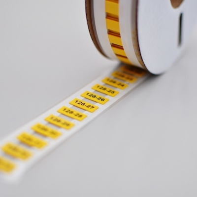 Маркер плоский MFSS-2X-4-15х2-Y желтый (уп. 1800 шт.) (Выводится из производства), 21504621