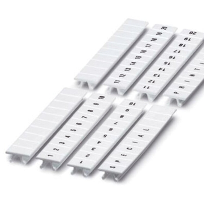 Маркировка для клемм, ширина 6 мм, знак заземления в круге, вертикальная ориентация, 1шт.=полоса из 10 маркеров NUPUTUK-6-PEV