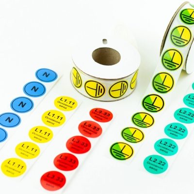 Маркировочная наклейка круглая NPP-15/2-W, белая (уп. 3600 шт.) (Выводится из производства), 11701520