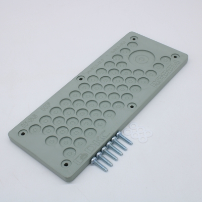 Мембранный кабельный ввод, EPDM, IP66, t эксп. -70..+90, ШхВ 216х89 мм, 51xo2,0-12,0 мм, 1xo2,0-31,0 мм R5MMB4