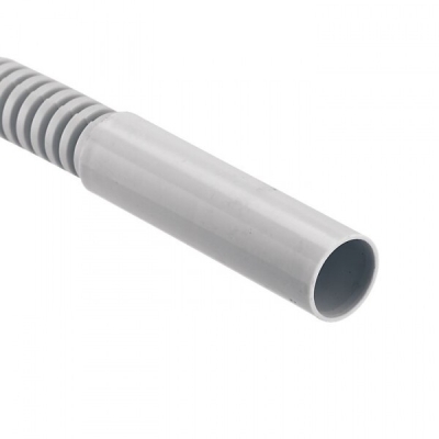 Муфта соединительная для трубы (50 мм) (10 шт) серая Plast ms-t-50