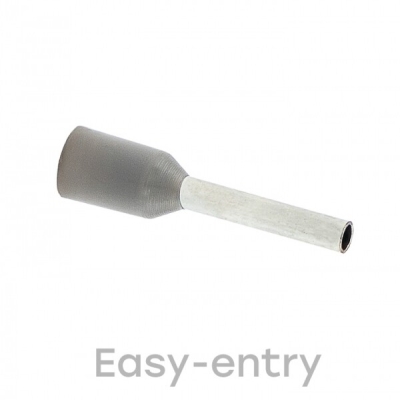 Наконечник штыревой втулочный изол. НШвИ 0.75-8 (уп.50шт) nhvi-0.75-8