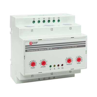 Ограничитель мощности 3-фазный ОМ-630 PROxima rel-pl-630