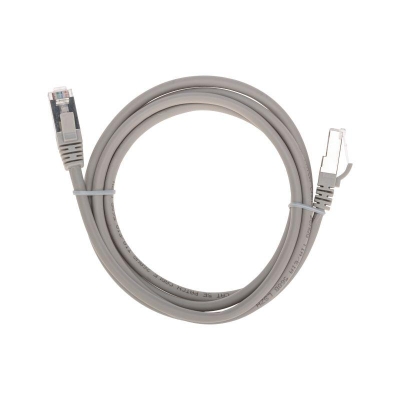 Патч-корд F/UTP CAT 5e RJ45-RJ45 26AWG LSZH сер. 1.5м 02-0110-105