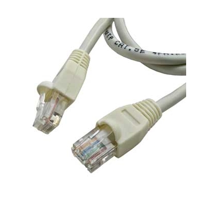 Патчкорд RJ45 1м белый