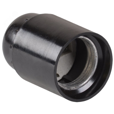 Патрон электрич. E27 Пкб27-04-К01 подвесной карболит. черн. (с этикет.) IEK EPK10-04-01-K01