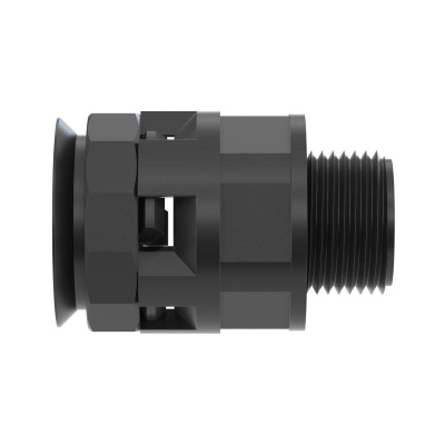 Переходник труба-коробка DN 17мм М20х1.5 полиамид черн. IP66 PAM17M20N