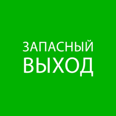 Пиктограмма "Запасный выход" 240х95мм (для SAFEWAY-10) pkal-02-02