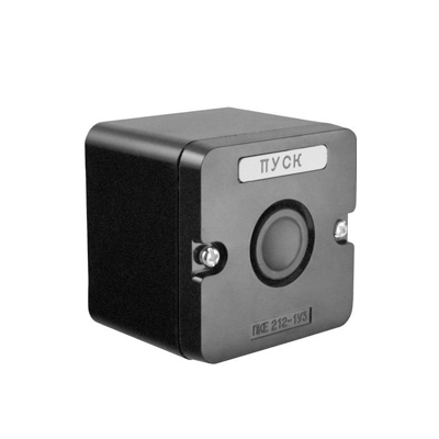 ПКЕ 222-1 У2, 10А, 660В, 1 элемент, чёрный цилиндр, накладной, IP54 (ЭТ)