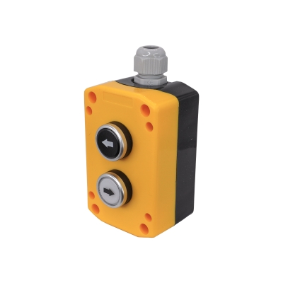 ПКУ22-2231-65У1, 1 белый цилиндр "→" (НО), 1 чёрный цилиндр "←" (НО), IP65 (ЭТ)