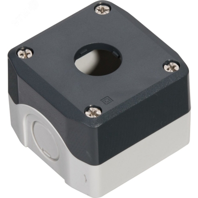 Пост кнопочный SALD01, 1 отверстие, серый SALD01