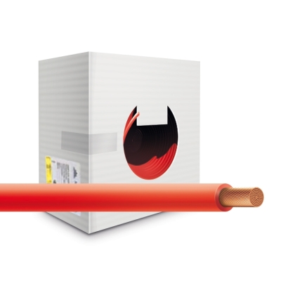 Провод монтажный cabH07Z1-K-1x6-b100-red