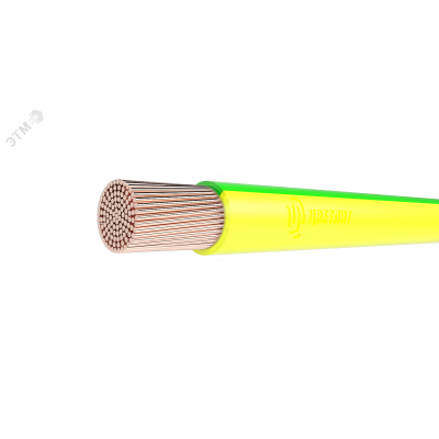 Провод ПуГВнг(А)-LS 1х10 450/750В Ж/З (м) 00-00130617