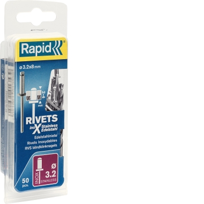 RAPID 3.2 х 8 мм, 50 шт, нержавеющая заклепка (5000393)