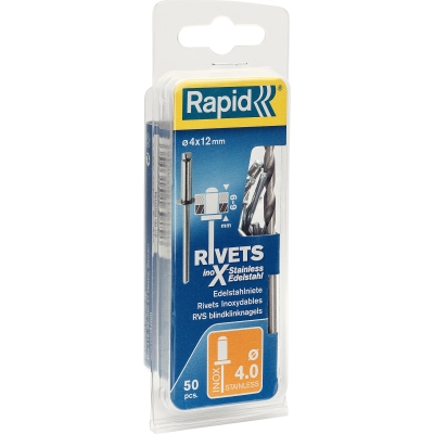 RAPID 4.0 х 12 мм, 50 шт, нержавеющая заклепка (5000394)