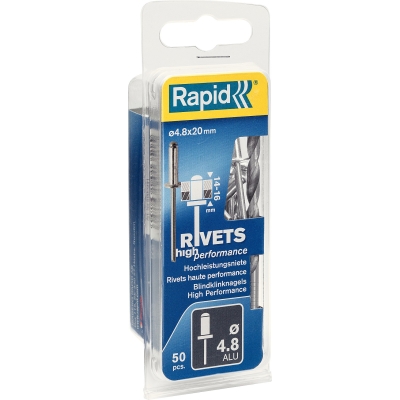 RAPID 4.8 х 20 мм, 50 шт, алюминиевая заклепка (5000391)