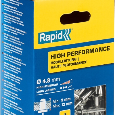 RAPID R:High-performance-rivet, 4.8 х 16 мм, 300 шт, алюминиевая высокопроизводительная заклепка (5001438)