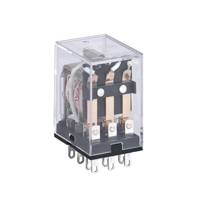 Реле промежуточное JZX-22F(D) 3 конт. с инд. LED 5А 12В DC 285205