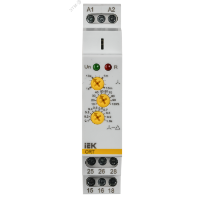 Реле пуска звезда-треугольник ORT.12-230 В AC/DC ORT-ST-ACDC12-240V