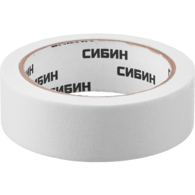 СИБИН 30 мм х 25 м, креповая, малярная лента (12111-30)