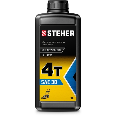 STEHER 4Т-30, 1 л, минеральное масло для 4-тактных двигателей (76015-1)