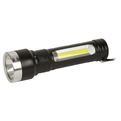 Светодиодный фонарь ЭРА UA-501 универсальный, аккумуляторный, COB+LED, 5 Вт, резина(кр.1шт)