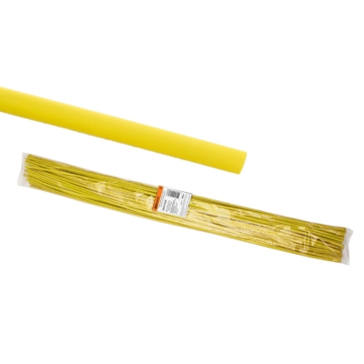 Термоусаживаемая трубка ТУТнг 4/2 желтая по 1м (100 м/упак) SQ0518-0328